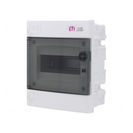 Carcasă pentru aparatură modulară IP40 perete albă ABS | Electronic-mag.ro | Componente Electronice