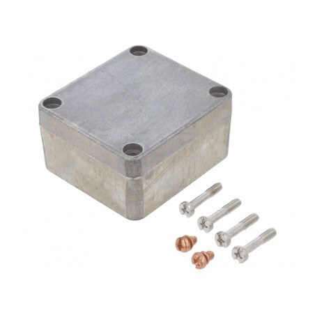 Carcasă Universală Aluminiu 58x64x34 mm Naturală | Electronic-mag.ro | Componente Electronice