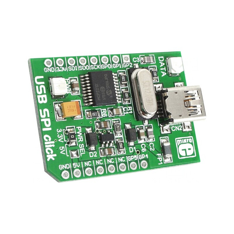 Placă Prototip USB SPI Click MCP2210 | Electronic-mag.ro | Componente Electronice Placă Prototip USB SPI Click MCP2210 | Electronic-mag.ro | Componente Electronice