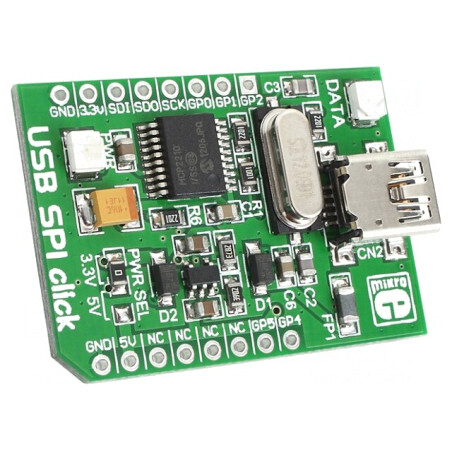 Placă Prototip USB SPI Click MCP2210 | Electronic-mag.ro | Componente Electronice