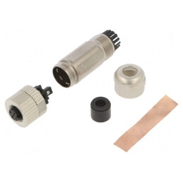 Mufă M12 5-PIN DeviceNet/CANopen IP65 | Electronic-mag.ro | Componente Electronice
