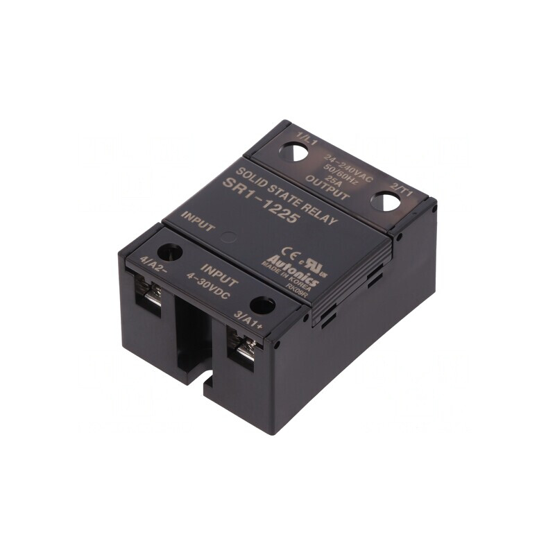 Releu Semiconductor 1-Fazat 25A 24-240VAC | Electronic-mag.ro | Componente Electronice