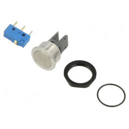 Comutator Anti-Vandalism SPDT 10A/250VAC Panou ON-(ON) | Electronic-mag.ro | Componente Electronice