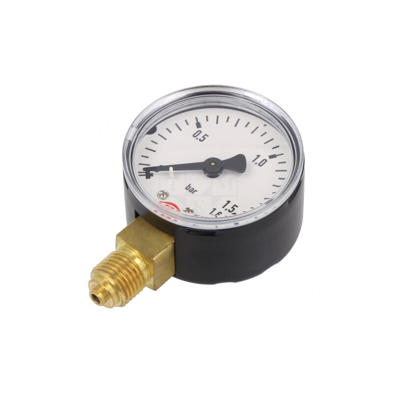 Manometru 50mm 0-1,6bar Lichide și Gaze Inerte | Electronic-mag.ro | Componente Electronice