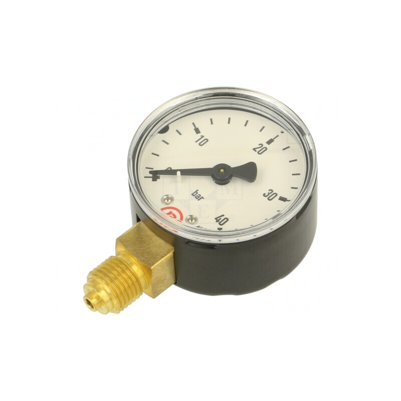 Manometru 0-40 bar 50mm pentru lichide și gaze neagresive | Electronic-mag.ro | Componente Electronice
