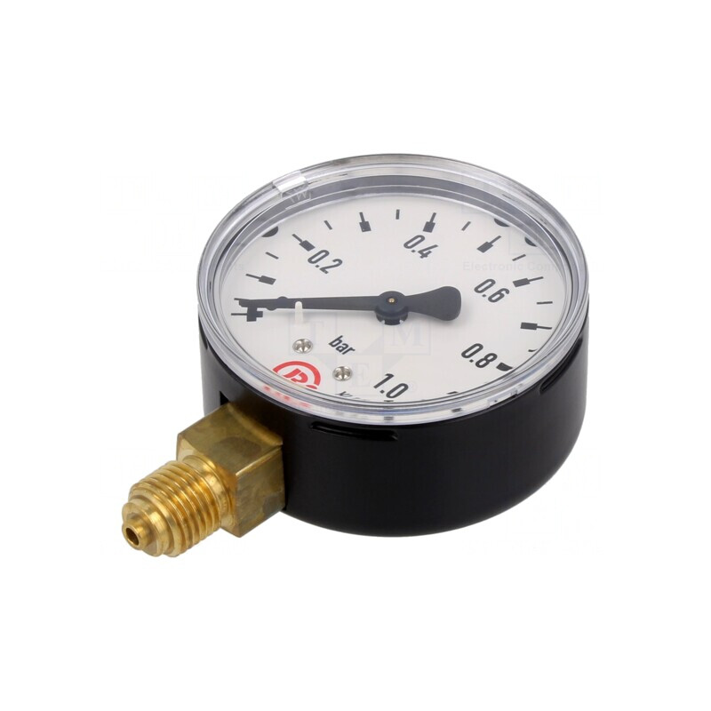 Manometru 0-1 bar 63mm Lichide și Gaze Inerte | Electronic-mag.ro | Componente Electronice