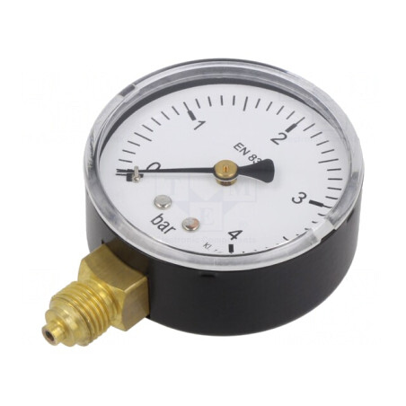 Manometru 0-4bar 63mm Lichide și Gaze Inerte | Electronic-mag.ro | Componente Electronice