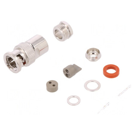 Mufă BNC Tată-Mamă 50Ω RG108 Lipire-Răsucire | Electronic-mag.ro | Componente Electronice