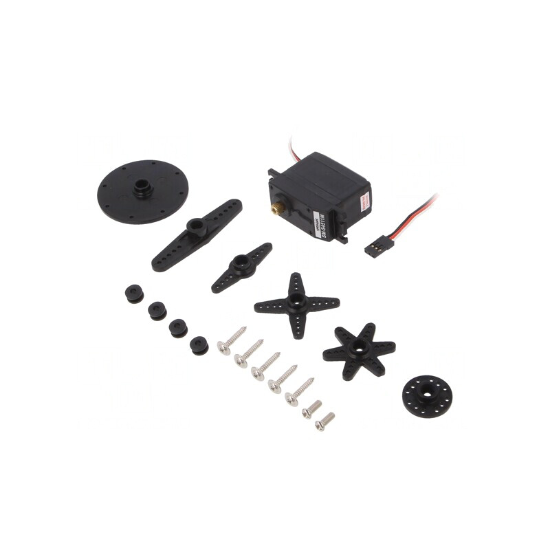 Servomecanism Standard Analogic Metalic 120° 4,8-6VDC | Electronic-mag.ro | Componente Electronice