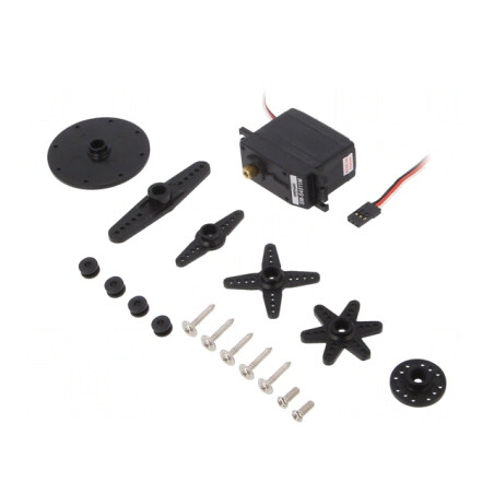 Servomecanism Standard Analogic Metalic 120° 4,8-6VDC | Electronic-mag.ro | Componente Electronice