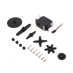 Servomecanism Standard Analogic Metalic 120° 4,8-6VDC | Electronic-mag.ro | Componente Electronice