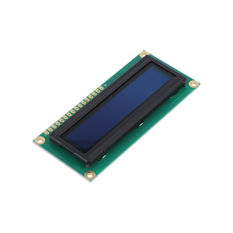 Display OLED Alfanumeric 16x1 80x36x10mm Albastru | Electronic-mag.ro | Componente Electronice
