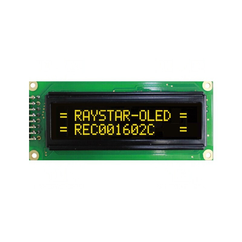 Afișaj OLED Alfanumeric 16x2 Galben 85x36x10mm | Electronic-mag.ro | Componente Electronice Afișaj OLED Alfanumeric 16x2 Galben 85x36x10mm | Electronic-mag.ro | Componente Electronice
