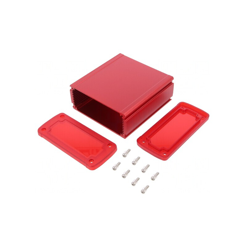 Carcasă universală aluminiu roșu 115x19x51mm | Electronic-mag.ro | Componente Electronice Carcasă universală aluminiu roșu 115x19x51mm | Electronic-mag.ro | Componente Electronice