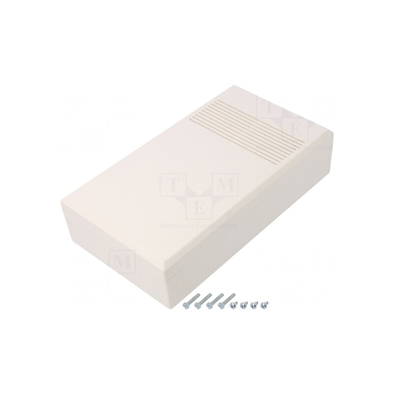 Carcasă Universală Ventilată ABS Albă 112x200x51mm | Electronic-mag.ro | Componente Electronice