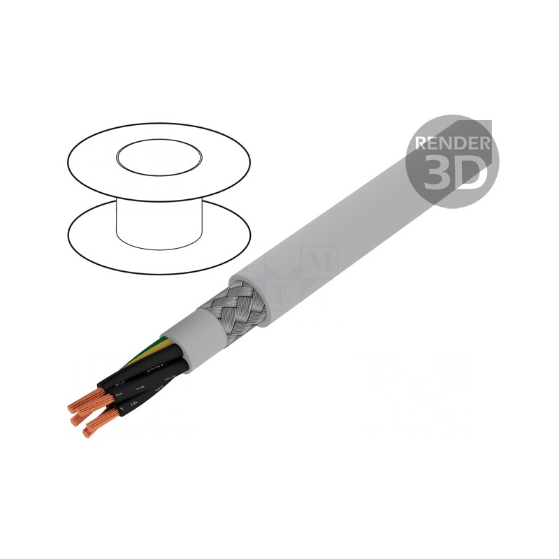 Cablu ecranat ÖLFLEX 191 CY 4G6mm2 cu tresă de cupru cositorit | Electronic-mag.ro | Componente Electronice Cablu ecranat ÖLFLEX 191 CY 4G6mm2 cu tresă de cupru cositorit | Electronic-mag.ro | Componente Electronice