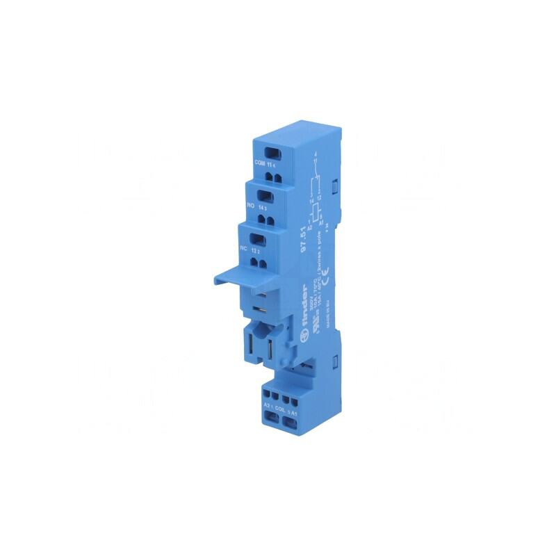 Stativ pentru șină DIN 10A 250VAC | Electronic-mag.ro | Componente Electronice Stativ pentru șină DIN 10A 250VAC | Electronic-mag.ro | Componente Electronice