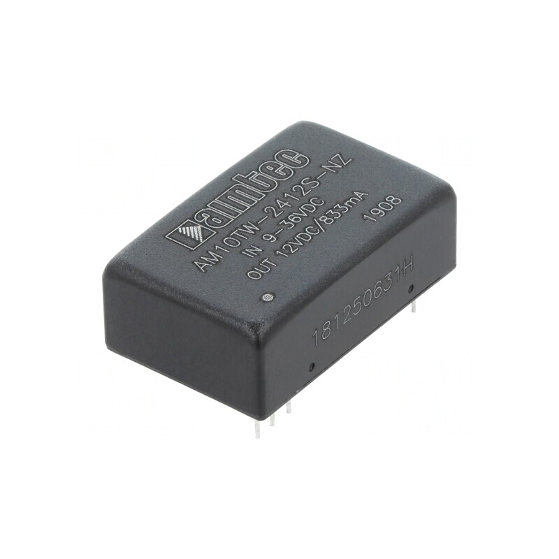 Convertor DC/DC 10W 9-36V la 12V 0.833A DIP24 | Electronic-mag.ro | Componente Electronice