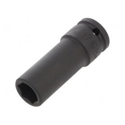 Cap de protecție HEX 17mm 1/2, 6-puncte, tubulară, cu impact | Electronic-mag.ro | Componente Electronice