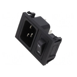 Conector de Alimentare AC 16A 250V IEC 60320 | Electronic-mag.ro | Componente Electronice