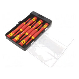 Kit Șurubelnițe Izolate de Precizie 1kVAC Phillips și Plată | Electronic-mag.ro | Componente Electronice