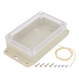 Carcasă Universală 85x125x40mm Cu Lame De Fixare | Electronic-mag.ro | Componente Electronice