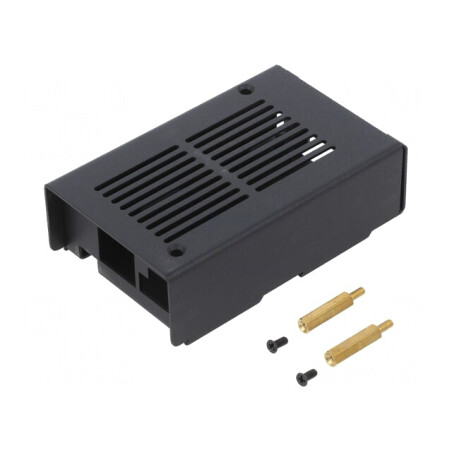 Carcasă pentru calculator BEAGLE neagră oțel 60mm | Electronic-mag.ro | Componente Electronice