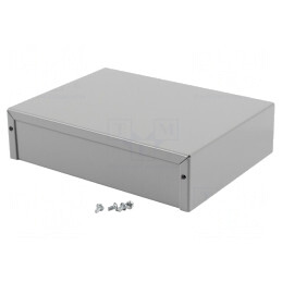 Carcasă universală aluminiu gri 152x203x51mm | Electronic-mag.ro | Componente Electronice