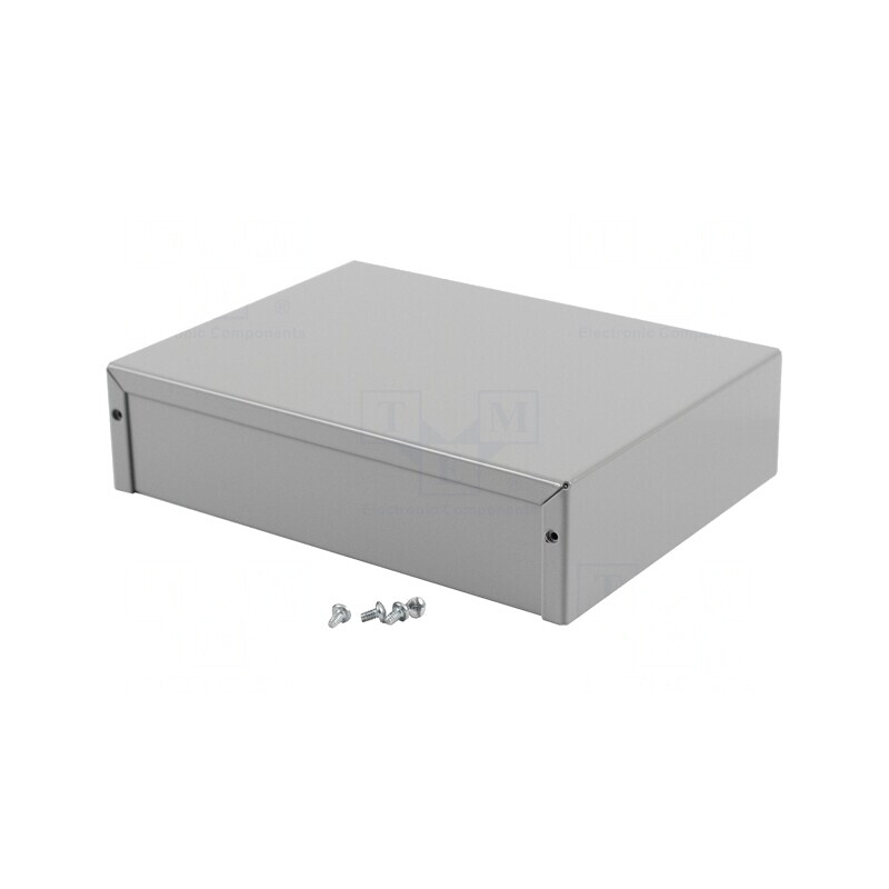Carcasă universală aluminiu gri 152x203x51mm | Electronic-mag.ro | Componente Electronice