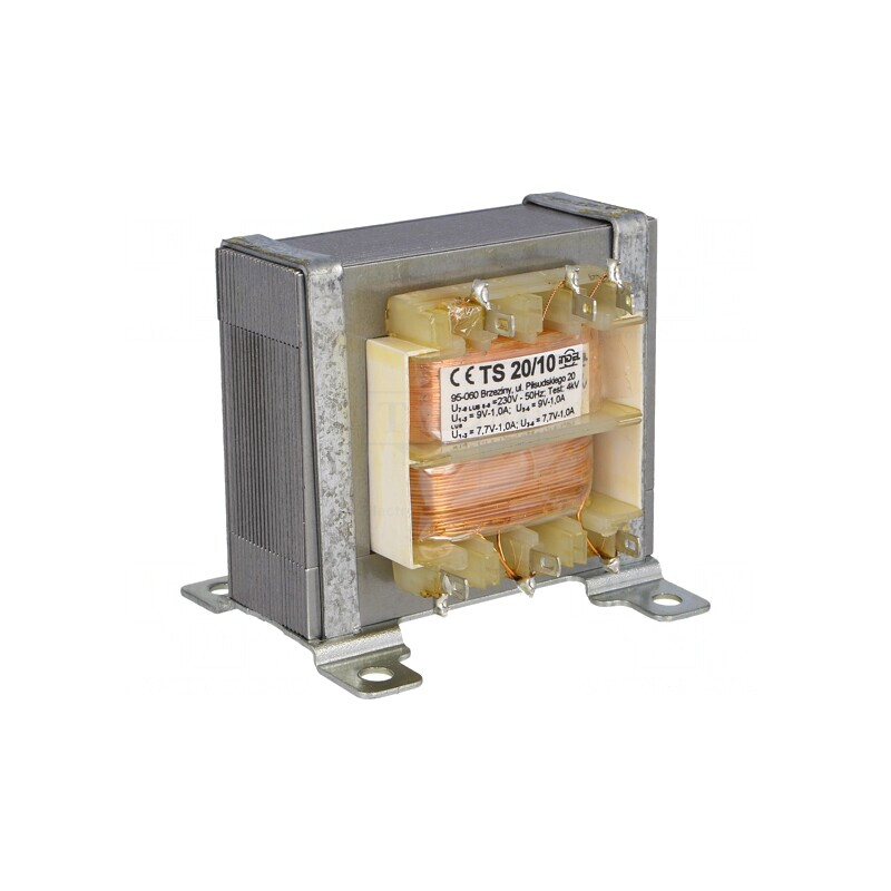 Transformator de Alimentare 20VA 230VAC 9V 7,7V 1A TS 20/10 | Electronic-mag.ro | Componente Electronice Transformator de Alimentare 20VA 230VAC 9V 7,7V 1A TS 20/10 | Electronic-mag.ro | Componente Electronice