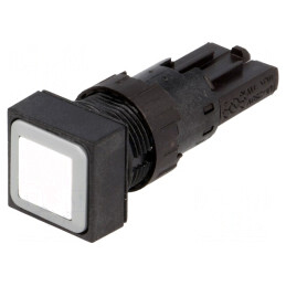 Comutator de Apăsare 16mm Alb Poziție 2 | Electronic-mag.ro | Componente Electronice