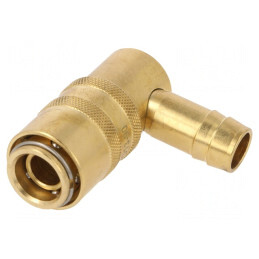 Conector rapid în unghi de 90° alamă 15 bar FPM | Electronic-mag.ro | Componente Electronice