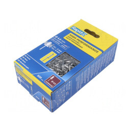 Diblu aluminiu 4mm x 8mm, 500 buc. | Electronic-mag.ro | Componente Electronice