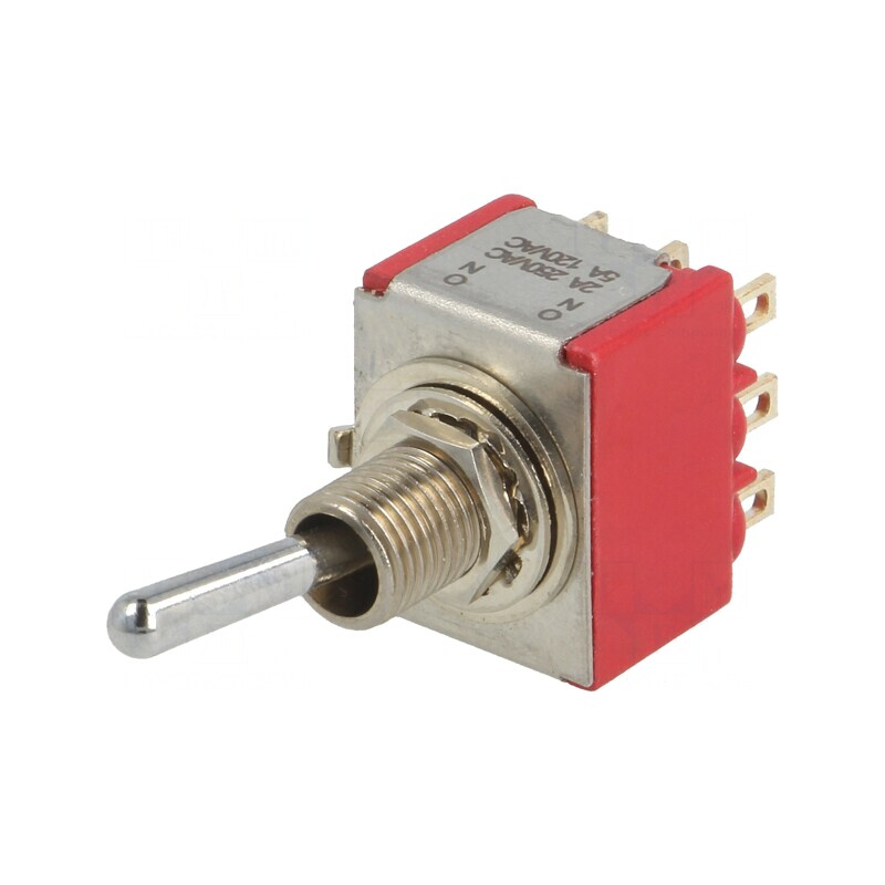 Comutator Basculant 3PDT ON-ON 2A 250VAC | Electronic-mag.ro | Componente Electronice