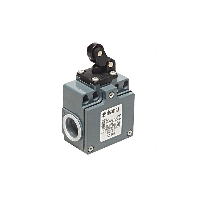 Limitator cursă rolă plastic Ø14mm 10A | Electronic-mag.ro | Componente Electronice