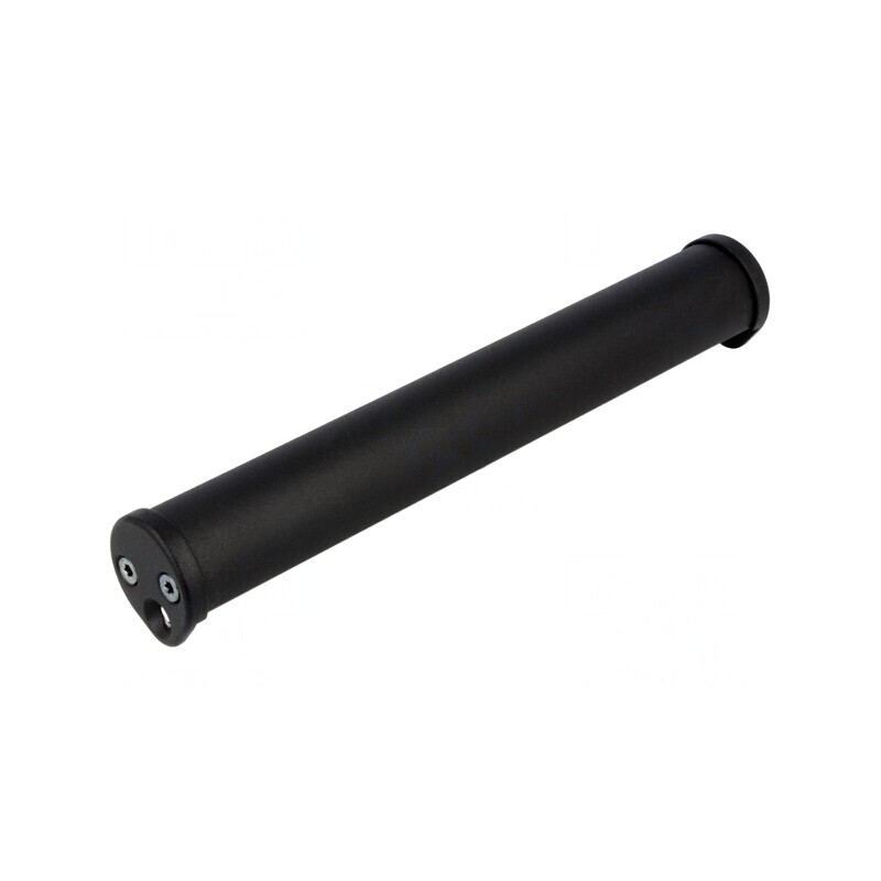 Manetă aluminiu neagră ovală 34,5mm x 306mm | Electronic-mag.ro | Componente Electronice