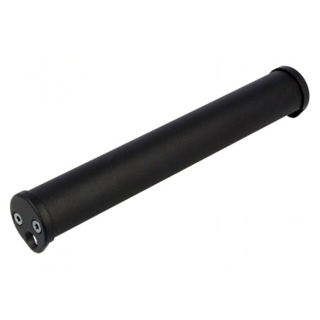 Manetă aluminiu neagră ovală 34,5mm x 306mm | Electronic-mag.ro | Componente Electronice