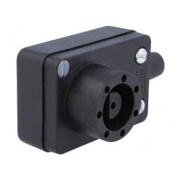 Conector Circular Lipire Terminal Șurub Mamă 9mm 6A 8 PIN | Electronic-mag.ro | Componente Electronice