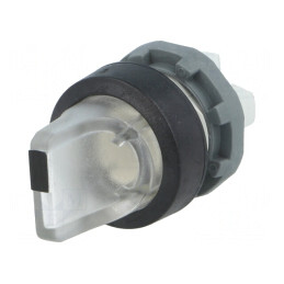 Comutator rotativ 22mm transparent IP66 | Electronic-mag.ro | Componente Electronice