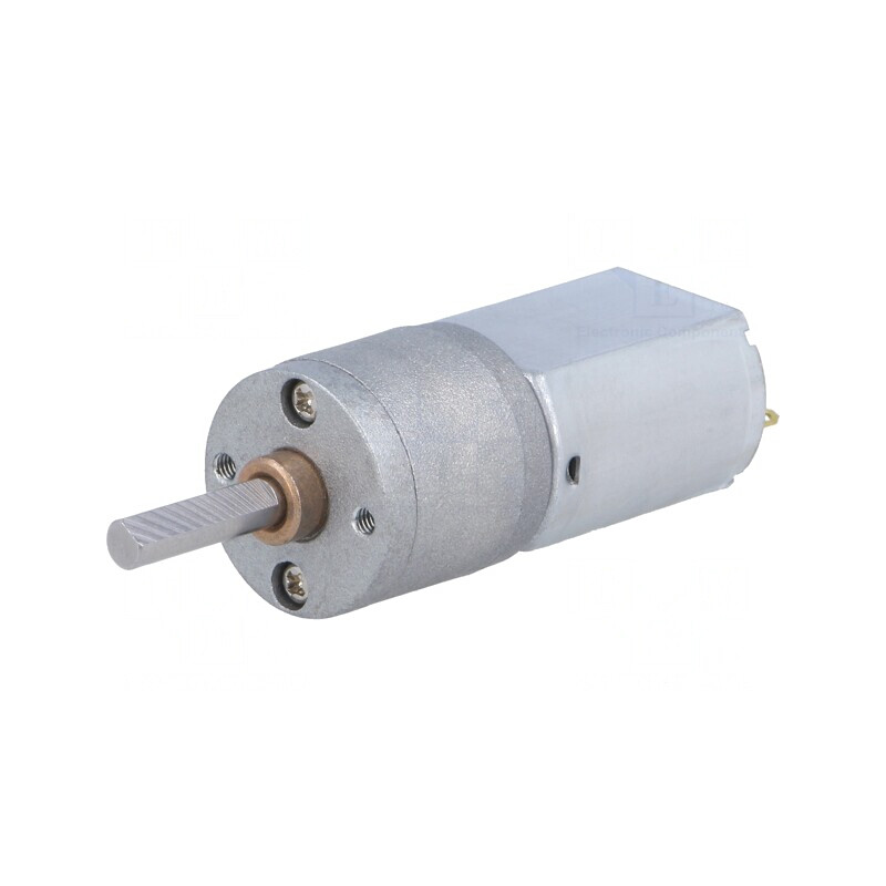 Motor DC 6V cu Transmisie și Ax Crestătură D | Electronic-mag.ro | Componente Electronice