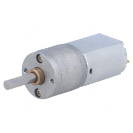 Motor DC 6V cu Transmisie și Ax Crestătură D | Electronic-mag.ro | Componente Electronice