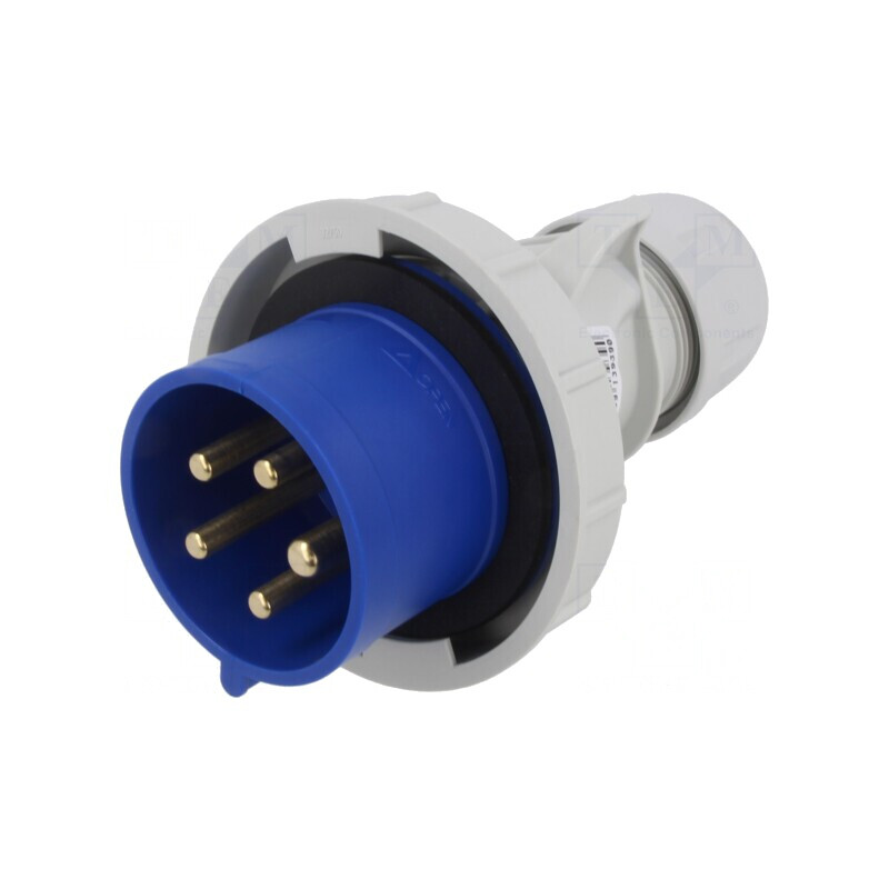 Conector alimentare AC trifazat mufă tată 32A 250V IP67 | Electronic-mag.ro | Componente Electronice