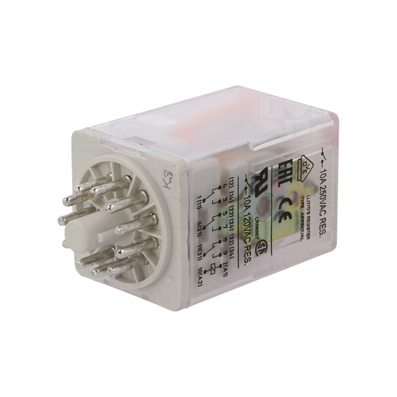 Releu Electromagnetic 3PDT 110VAC 20A | Electronic-mag.ro | Componente Electronice Releu Electromagnetic 3PDT 110VAC 20A | Electronic-mag.ro | Componente Electronice
