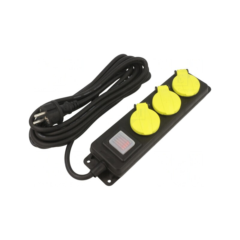 Prelungitor Alimentare 3 Prize Negru 5m 16A | Electronic-mag.ro | Componente Electronice Prelungitor Alimentare 3 Prize Negru 5m 16A | Electronic-mag.ro | Componente Electronice