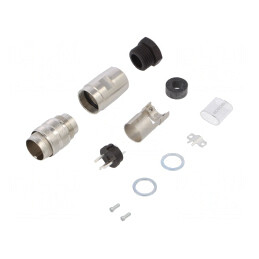 Mufă Conector M16 3-PIN Lipire pe Cablu 5A 300V | Electronic-mag.ro | Componente Electronice