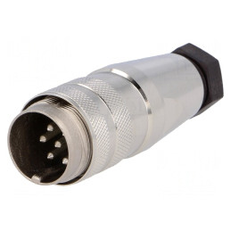 Conector M16 Mufă Tată 7-PIN 5A 300V Drept | Electronic-mag.ro | Componente Electronice