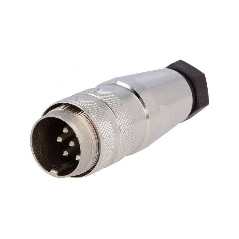 Conector M16 Mufă Tată 7-PIN 5A 300V Drept | Electronic-mag.ro | Componente Electronice