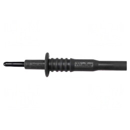 Sondă de măsurare 20A 1kV neagră vârf 2mm lungime 83mm | Electronic-mag.ro | Componente Electronice