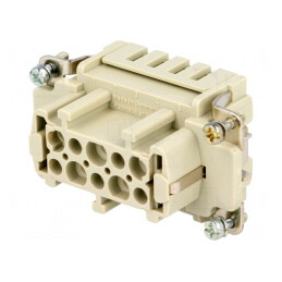 Conector Inserturi de Contact Mamă Han ES PIN 10 10 PE | Electronic-mag.ro | Componente Electronice