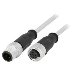 Cablu Senzori Automatizări M12-M12 2m | Electronic-mag.ro | Componente Electronice